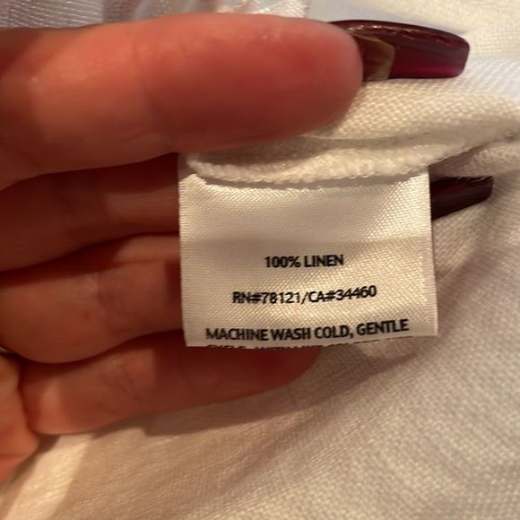 Eileen Fisher plus size linen white skirt NWT - Picture 7 of 11